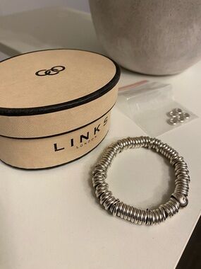 Stunning Genuine Links of London Sterling Silver Sweetie Bracelet size S